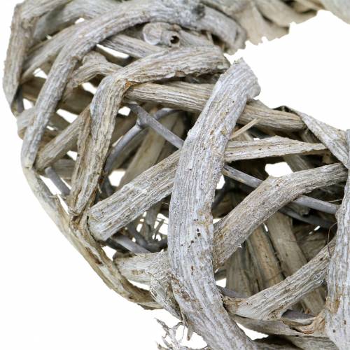 Floristik24 Decorative wreath liana wood white washed Ø50cm
