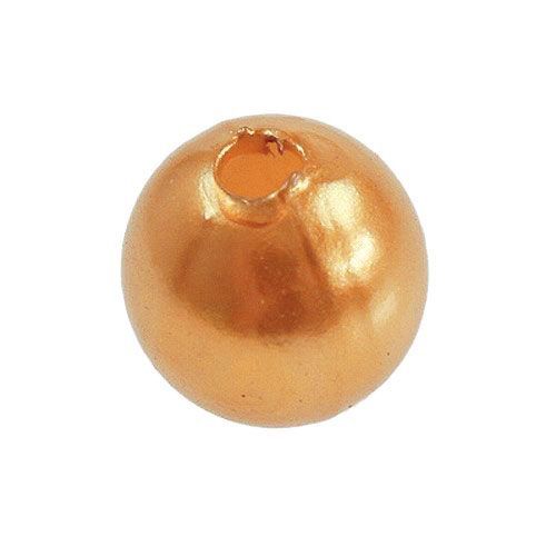 Product Decorative Beads Orange 8mm 250 pcs
