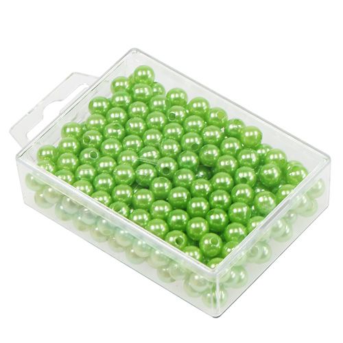 Product Decorative Beads Apple Green Ø8mm 250 pcs