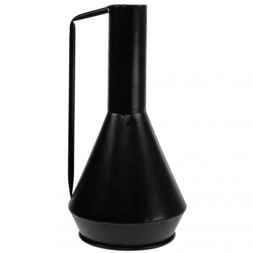 Product Decorative vase metal decorative jug black 19.5cm H38.5cm