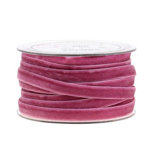 Product Deco ribbon Velvet light purple 10mm 20m