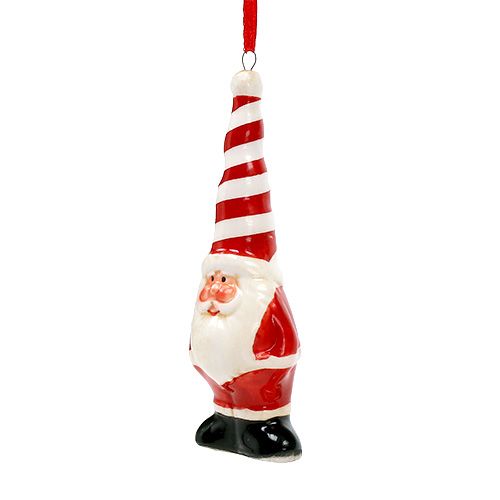 Floristik24 Santa Claus ceramic decorative figure Santa for hanging 11cm 1 pc