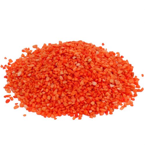 Decorative granules orange decorative stones 2mm - 3mm 2kg