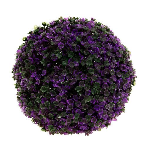 Decorative ball in purple plant ball artificial Ø18cm 1pc