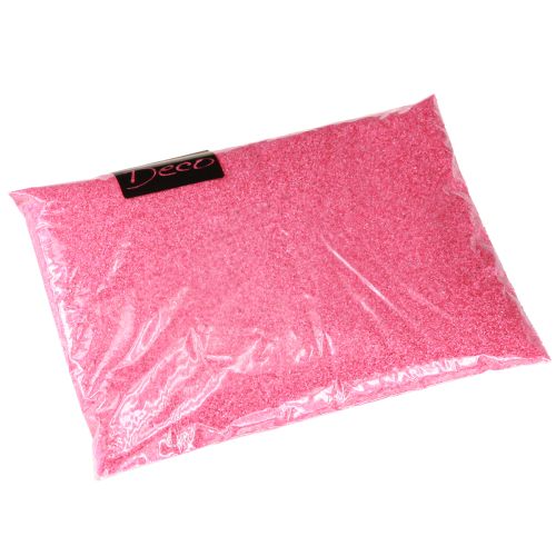 Product Decorative sand pink craft sand colored sand 0.5mm neon pink 1kg