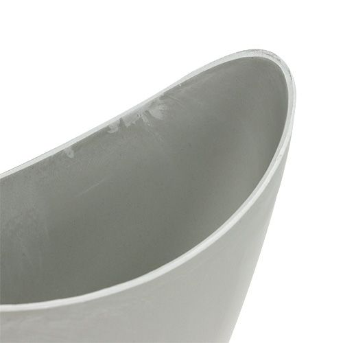 Product Decorative bowl plastic grey 20cm x 9cm H11.5cm 1 pc