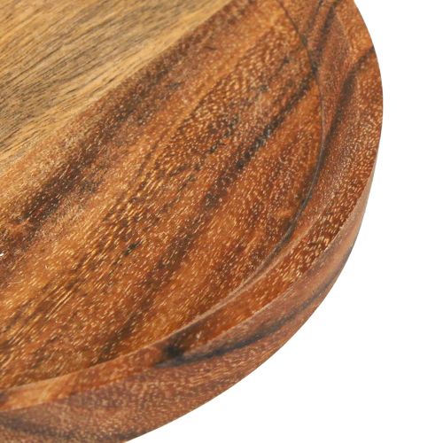 Product Decorative Plate Decorative Tray Wood Acacia Natural Oiled Ø20cm