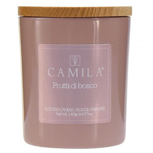 Product Scented candle in glass Camila forest fruit Ø7.5cm H8cm