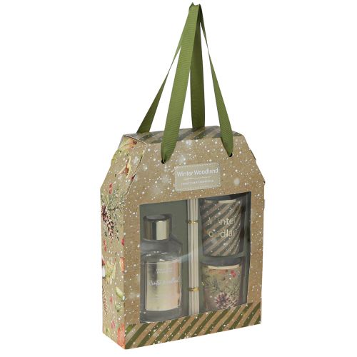 Floristik24 Scented candles room fragrance gift box Christmas 16.5x6x21cm