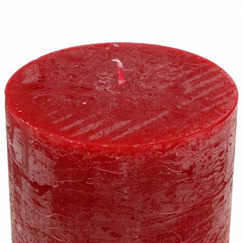 Product Solid-colored candles red 70x100mm 4 pcs