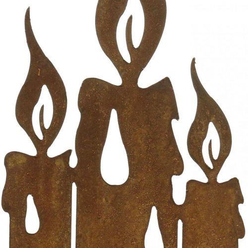Floristik24 Patina deco standee candles Christmas decoration H20cm
