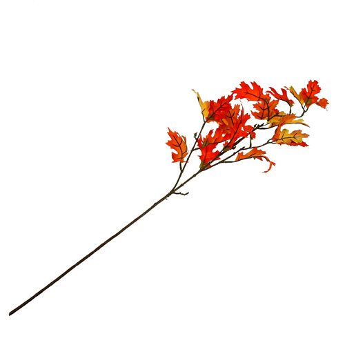 Floristik24 Oak leaf branch orange 84cm