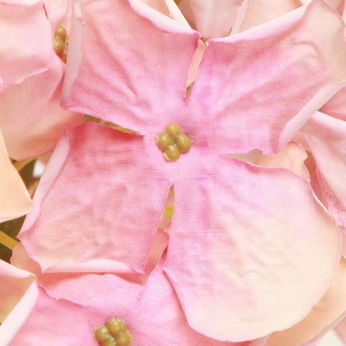 Product Elegant artificial hydrangea in pastel pink 58cm 2pcs