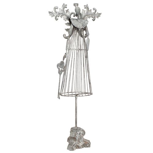 Angel metal decoration vintage table decoration on base H67cm