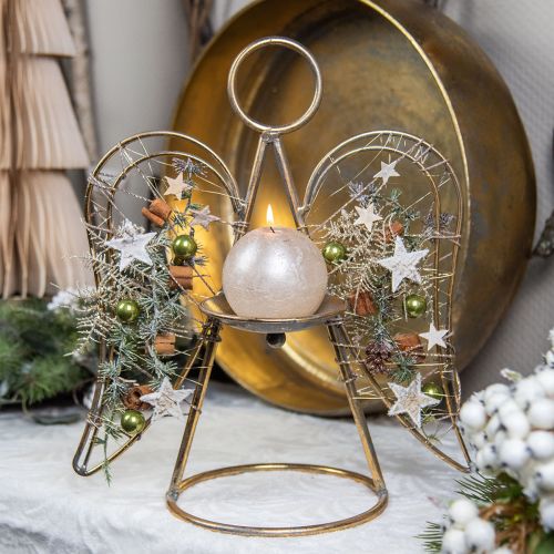 Floristik24 Angel decoration metal angel table decoration Christmas 33×18×37.5cm