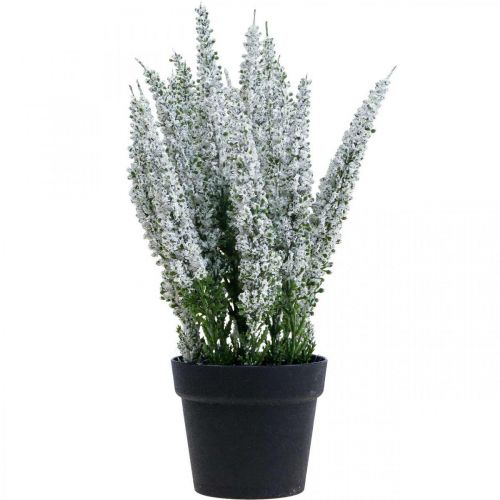 Product Erika white heather broom heather artificial plant H26cm