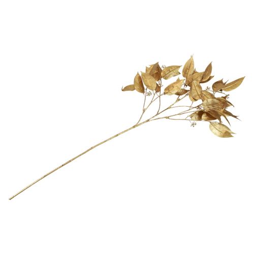 Product Eucalyptus Artificial Lancet Eucalyptus Branch Gold 95cm