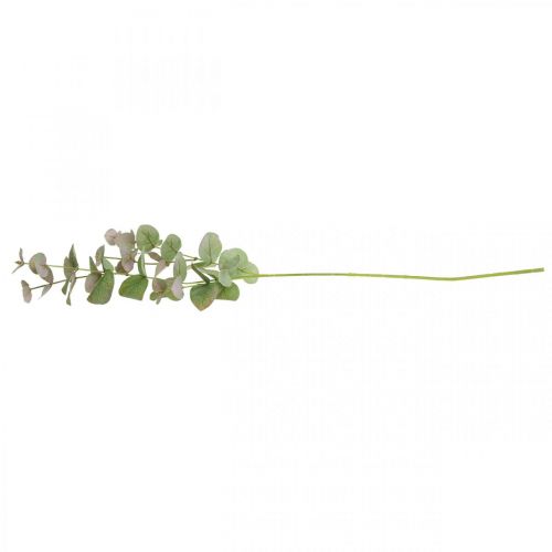 Floristik24 Artificial eucalyptus branch deco green plant green, pink 75cm