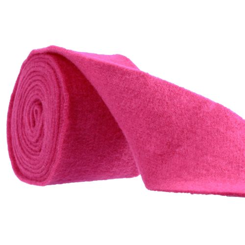 Floristik24 Felt ribbon pink wool ribbon wool felt pot ribbon decorative fabric 15cm 5m