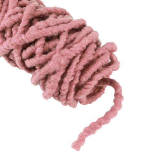 Product Fluffy Mirabell felt cord old pink 25m