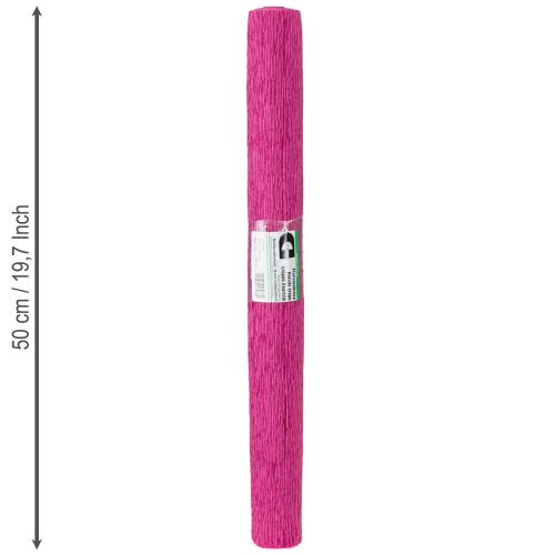 Product Florist crepe paper magenta 50x250cm