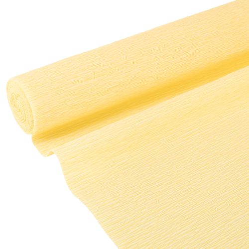 Product Florist crepe paper pastel yellow 50x250cm
