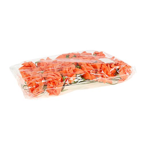 Product Foam rose Ø7.5cm orange 18 pcs