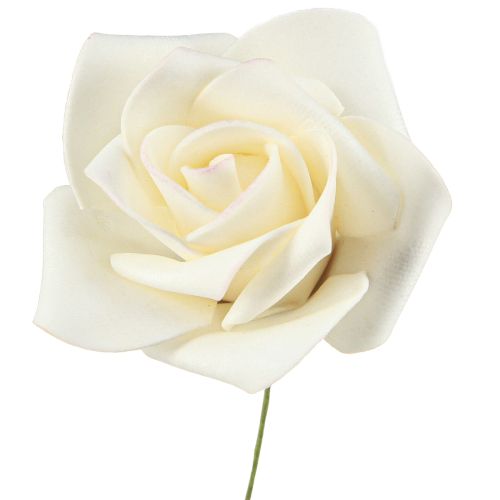 Product Foam roses Vanilla Artificial roses Ø6cm 27 pcs