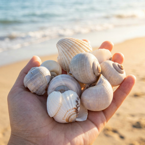 Product Snails and shells - Maritime decorative accents for unique room beautification - 500g
