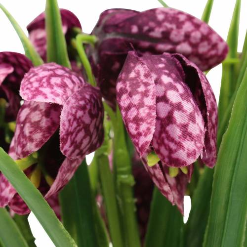 Product Checkered lilies Fritillaria artificial purple 29cm 6 pcs