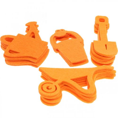 Product Garden tool felt orange 24 pcs