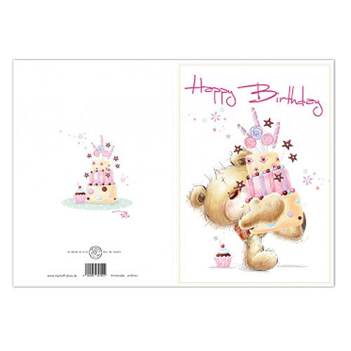 Floristik24 Birthday card "Happy Birthday" 5pcs