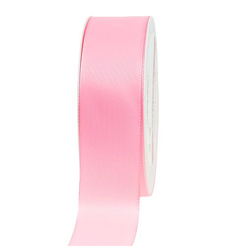 Light pink satin ribbon 40mm x 25m