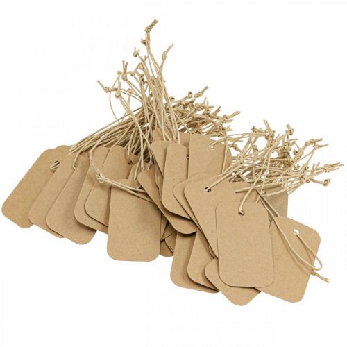 Product Gift Tags Natural Paper Labels 3.5x6cm 100 Pcs