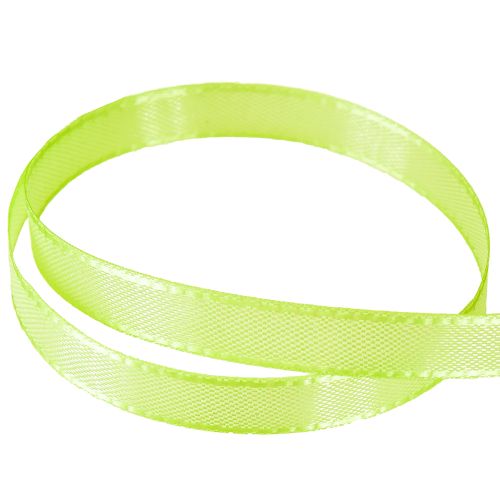 Product Gift ribbon lime green decorative ribbon satin ribbon 8mm 50m