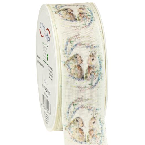 Product Gift ribbon Easter ribbon rabbits 40mm 18m