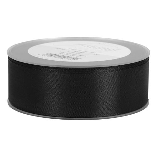 Product Gift ribbon black mourning floral decorative ribbon 40mm 50m