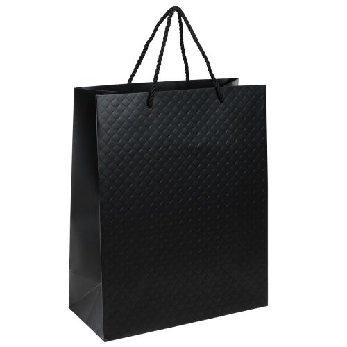 Floristik24 Gift Bag Gift Bag Black 26×12×32cm 1 pc