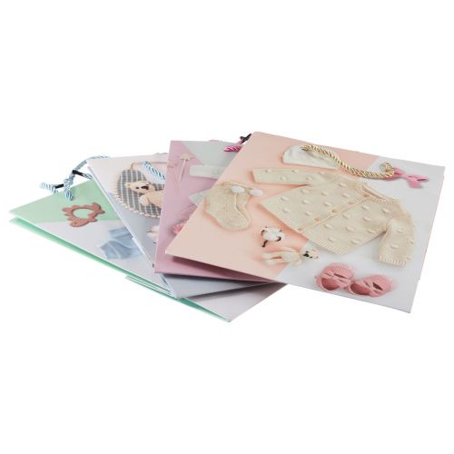 Product Gift bags baby gift bags birth 23×18cm 12pcs