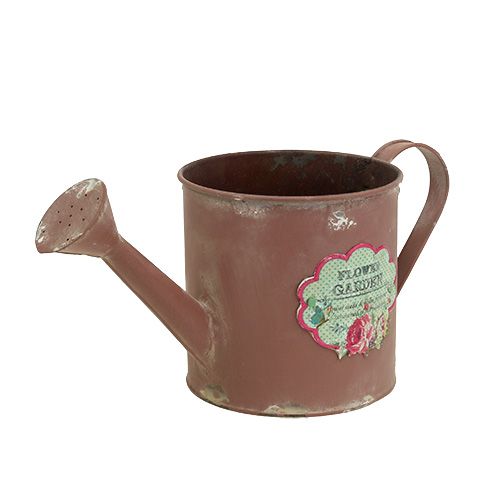 Floristik24 Watering can brown Ø12cm H12cm