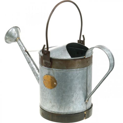 Product Retro design decorative metal watering can, vintage hanging planter 58x23x32cm, nostalgic plant bucket