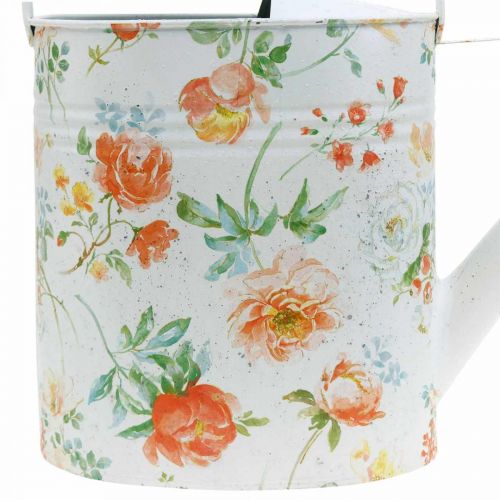 Product Decorative watering can metal vintage roses summer decoration garden H31.5cm