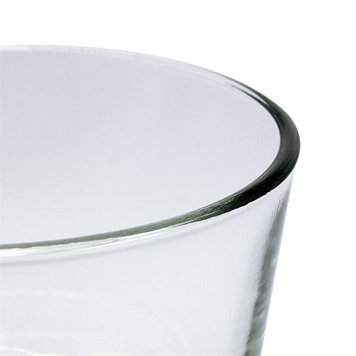 Product Glass pot Ø14.5cm clear 6pcs