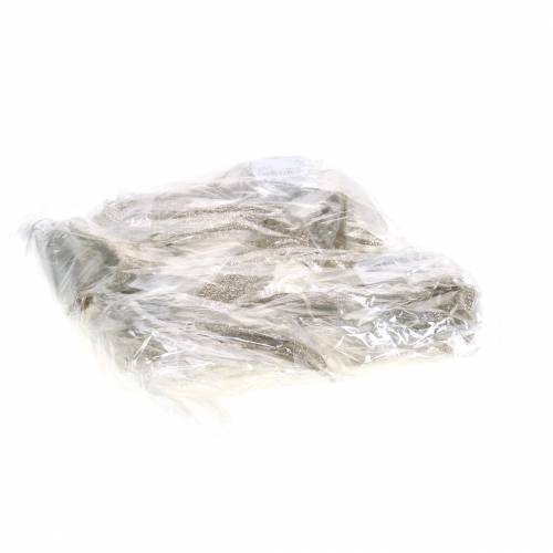 Floristik24 Christmas tree decorations angel wings glitter champagne 16cm 12pcs