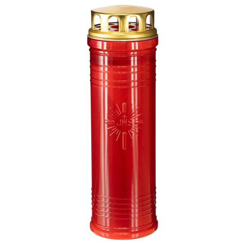 Product Grave lights red Ø7.5cm H24.5cm 1 piece