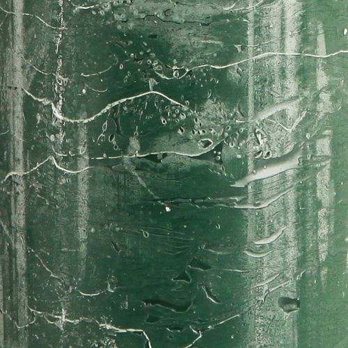 Product Large pillar candles green dark green 85x200mm 2 pcs