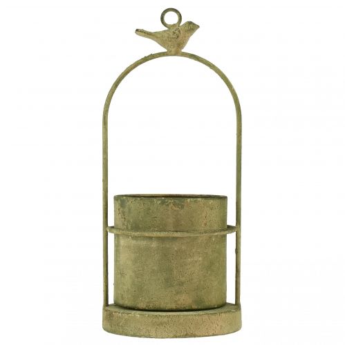 Product Hanging pot flower pot for hanging green vintage Ø10.5cm