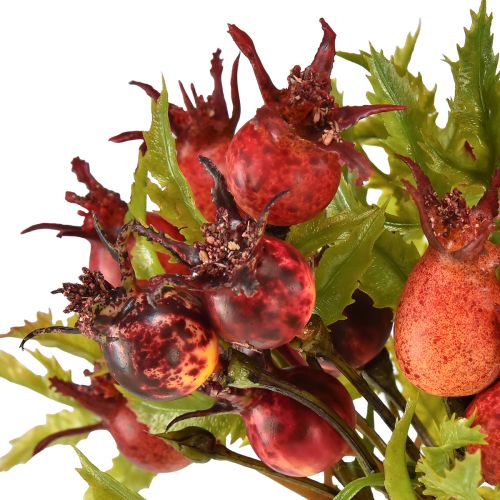 Floristik24 Rosehip Decoration Red Rosehip Branches Artificial 48cm 3pcs