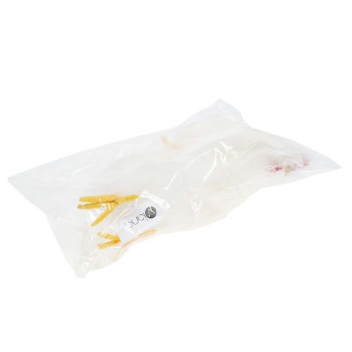 Floristik24 Rooster hen with feathers white 17cm, 21cm 2pcs