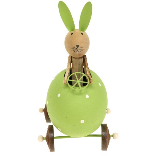 Floristik24 Bunny in the egg car 15cm x 8cm x 7.5cm 3pcs